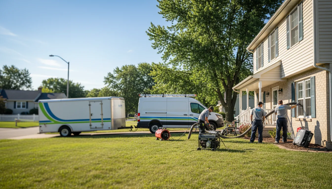 Flooded Basement Restoration And Cleanup With Repair in Stafford, OH near me